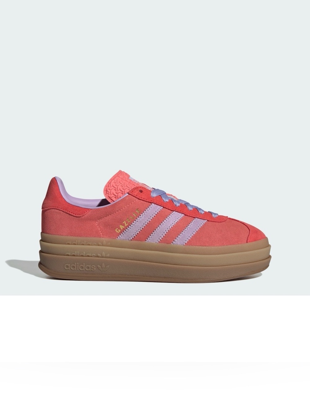 NWT_adidas Gazelle Bold Platform — Semi Flash Red & Powder Plum